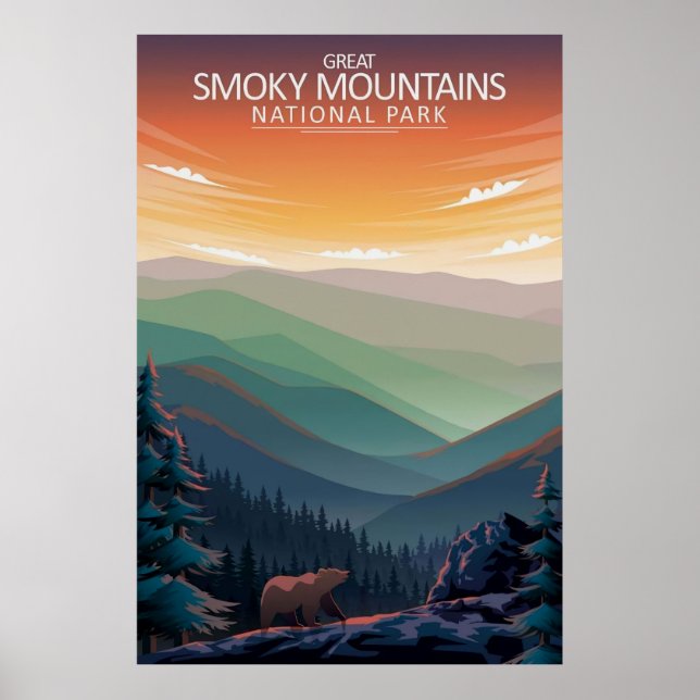 Great Smoky Mountains Poster (Vorne)