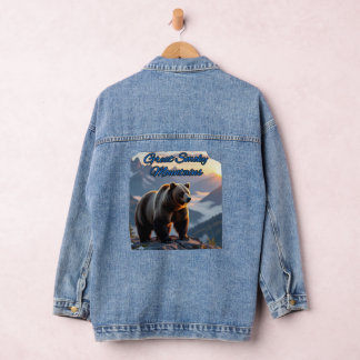 Great Smoky Mountains Schwarzbär Jeansjacke