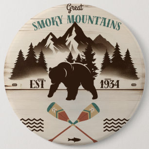 Great Smoky Mountains, TN Bär Button