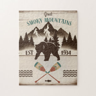 Great Smoky Mountains, TN Bär Puzzle