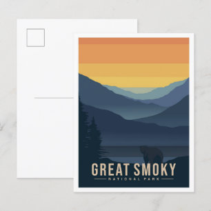 Great Smoky National Park Vereinigte Staaten Reise Postkarte