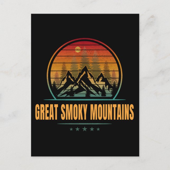 Great smos Mountains National Park Postkarte (Vorderseite)