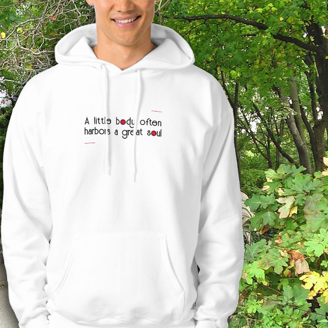 Great Soul Affirmation Zitat Hoodie (Von Creator hochgeladen)