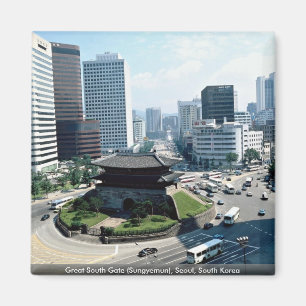 Great South Gate (Sungyemun), Seoul, Südkorea Magnet