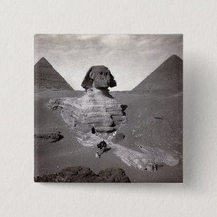 Great Sphinx & Giza Pyramids Necropolis Ägypten Button