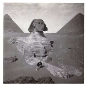 Great Sphinx & Giza Pyramids Necropolis Ägypten Fliese