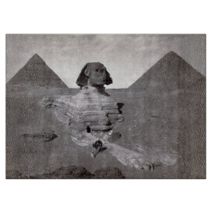 Great Sphinx & Giza Pyramids Necropolis Ägypten Schneidebrett