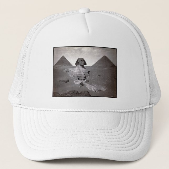 Great Sphinx & Giza Pyramids Necropolis Ägypten Truckerkappe (Vorderseite)