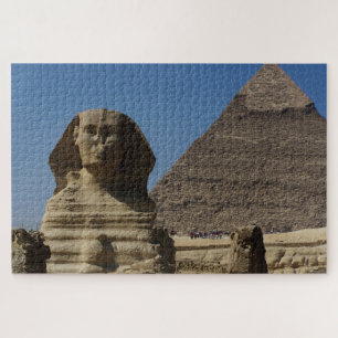Great Sphinx Statue Kairo Pyramids Ägypten Reisen Puzzle