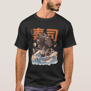 Great Sushi Dragon Black T-Shirt
