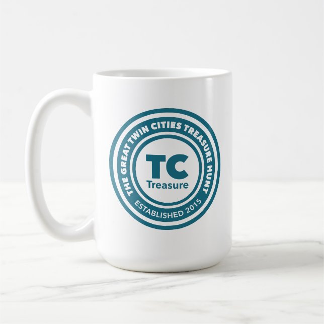 Great TC Treasure Hunt Logo Tasse (groß) (Links)