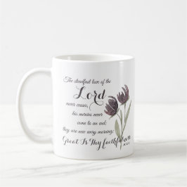 Great Thaithfulness Christlich Scripture Verse Kaffeetasse