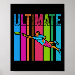 Great Ultimate Frisbee Motif Geschenk Poster