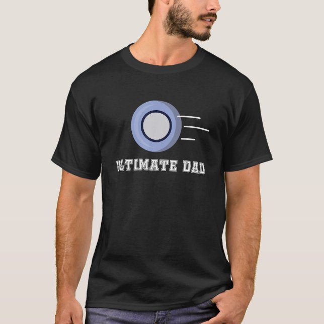Great Ultimate Vater Design Flying Frisbee Disk T  T-Shirt (Vorderseite)