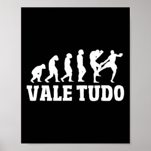 Great Vale Tudo Evolution Design MMA Kickboxen Poster