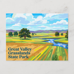 Great Valley Grasslands State Park Kalifornien Postkarte