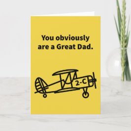 Great Vater Flugzeug 2-C-Familie Karte