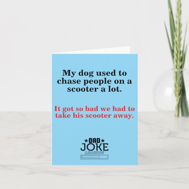 Great Vater Joke Feiertagskarte (Vorderseite)