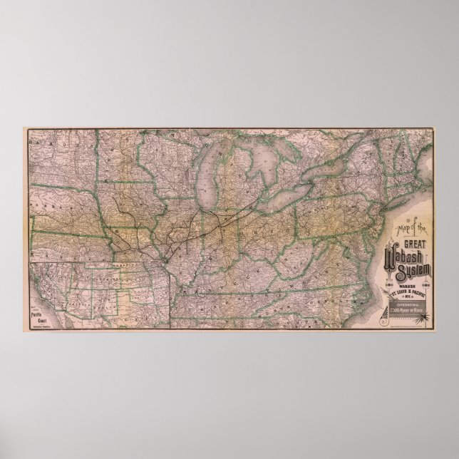 Great Wabash System Poster (Vorne)