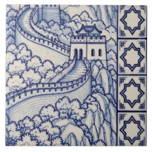 Great Wall Azulejo-Muralfliese 4 von 6 Mitte recht