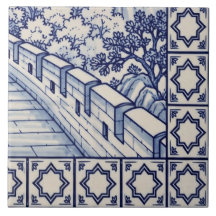 Great Wall Azulejo-Muralfliese 6 von 6 unten recht