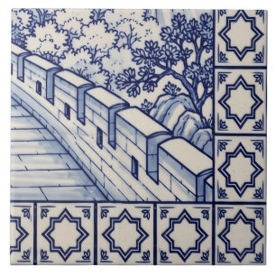 Great Wall Azulejo-Muralfliese 6 von 6 unten recht Fliese