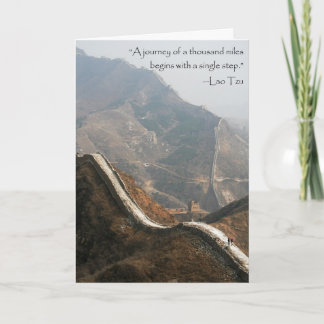Great Wall Bon Voyage Card Karte