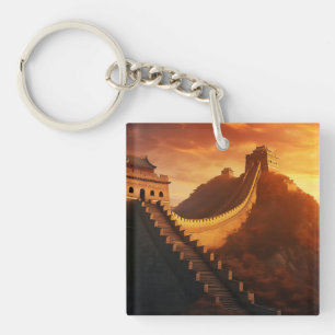 Great Wall of China Sunset - Majestic Schlüsselanhänger