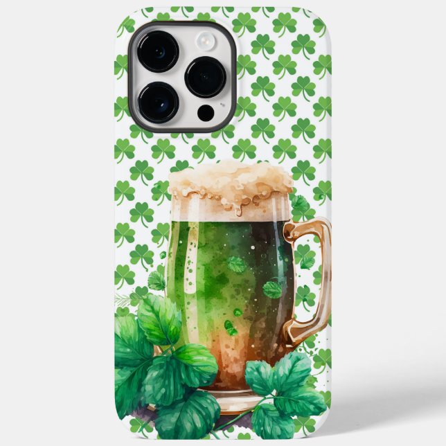 GREAT WATERCOLOR IRISH GREEN BIEN Case-Mate iPhone HÜLLE (Rückseite)
