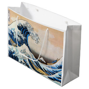 Great Wave, Hokusai, Ukiyo-e Große Geschenktüte