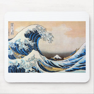 Great Wave, Hokusai, Ukiyo-e Mousepad