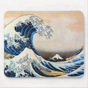 Great Wave, Hokusai, Ukiyo-e Mousepad