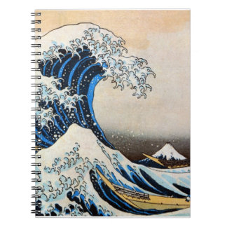 Great Wave, Hokusai, Ukiyo-e Notizblock