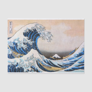 Great Wave, Hokusai, Ukiyo-e Seidenpapier