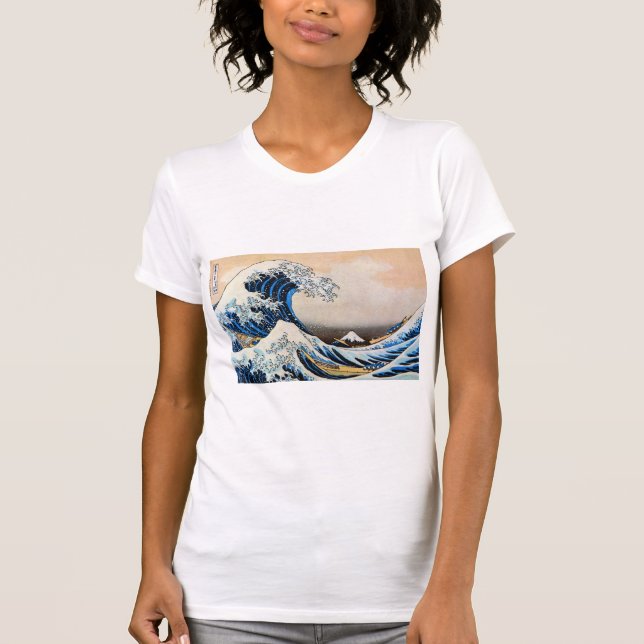 Great Wave, Hokusai, Ukiyo-e T-Shirt (Vorderseite)