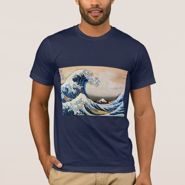 Great Wave, Hokusai, Ukiyo-e T-Shirt (Vorderseite)