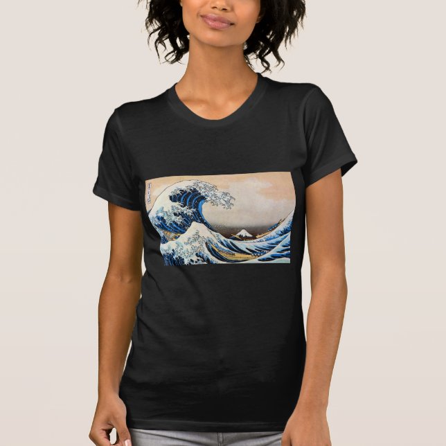 Great Wave, Hokusai, Ukiyo-e T-Shirt (Vorderseite)