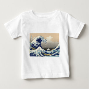 Great Wave Kanagawa japanisches Gemälde Baby T-shirt