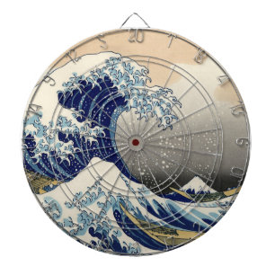 Great Wave Kanagawa japanisches Gemälde Dartscheibe