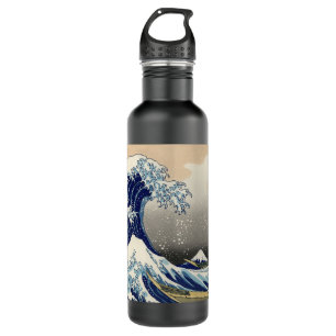 Great Wave Kanagawa japanisches Gemälde Edelstahlflasche