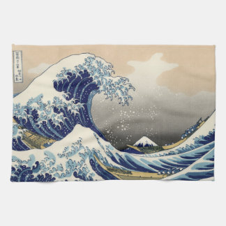 Great Wave Kanagawa japanisches Gemälde Handtuch