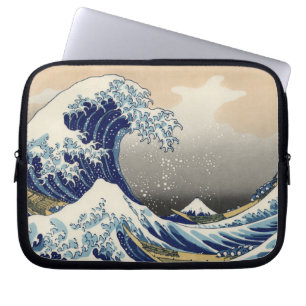 Great Wave Kanagawa japanisches Gemälde Laptopschutzhülle