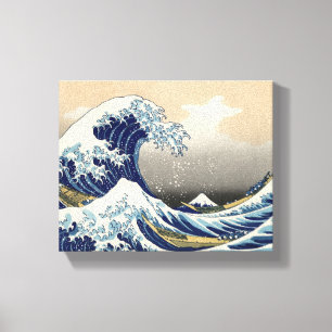 Great Wave Kanagawa japanisches Gemälde Leinwanddruck