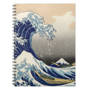 Great Wave Kanagawa japanisches Gemälde Notizblock