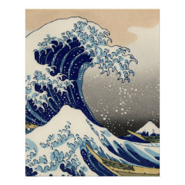 Great Wave Kanagawa japanisches Gemälde Poster