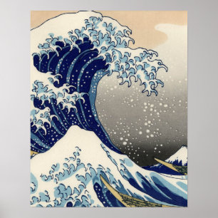 Great Wave Kanagawa japanisches Gemälde Poster