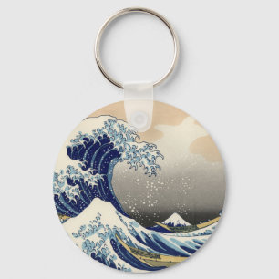 Great Wave Kanagawa japanisches Gemälde Schlüsselanhänger