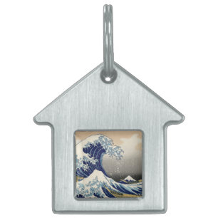 Great Wave Kanagawa japanisches Gemälde Tiermarke
