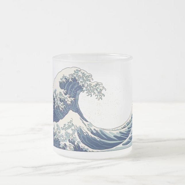 Great Wave mattierte Tasse (Mittel)