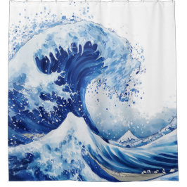 Great Wave Off Kanagawa Duschvorhang